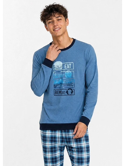 Pyžamo   délka rukávů model 22343638 - Cornette