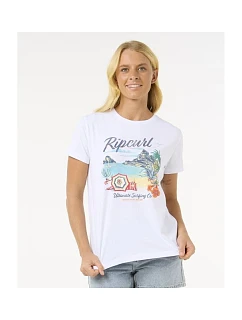 Tričko RIP CURL Crystal Standard Tee, bílé