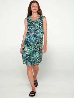 Šaty bez rukávů s potiskem model 19696757 - Vamp