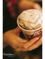 Duhové ponožky model 21606849 Cappuccino 1 pár - ZOOKSY/RAINBOW SOCKS