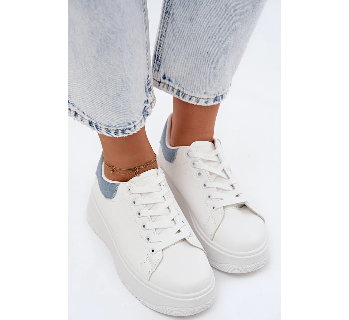 Dámské tenisky na platformě z umělé kůže model 22107415 - Boto Dámské tenisky na platformě z umělé kůže model 22107415 - Boto