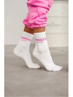 Dámské ponožky PROSECCO MOOD – bílé