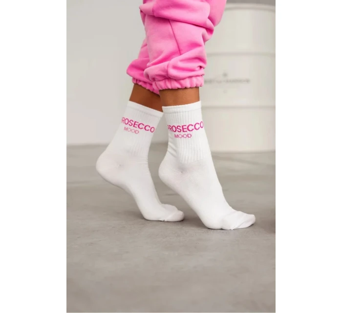 Dámské ponožky PROSECCO MOOD – bílé