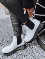 Dámské kozačky STEPBACK s vysokou podrážkou bílé FashionStreet ZY0495 Dámské kozačky STEPBACK s vysokou podrážkou bílé FashionStreet ZY0495