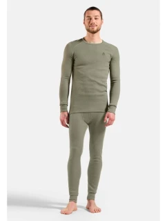 Odlo BL TOP spodní prádlo s dlouhým rukávem l/s ACTIVE WARM velikost M Grey