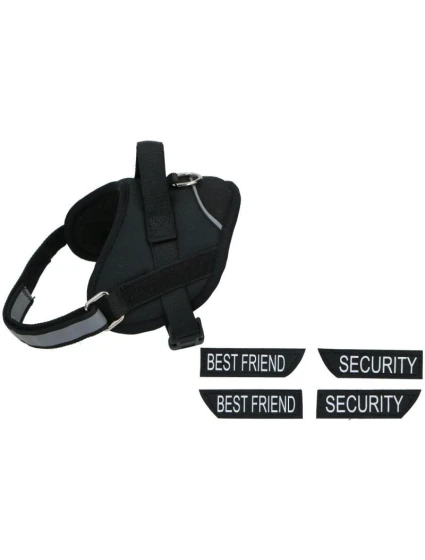 POSTROJ PRO PSY S REFLEXNÍ PÁSKOU 37 - 49 CM MALÝ POSTROJ PRO PSY S REFLEXNÍ PÁSKOU 37 - 49 CM MALÝ