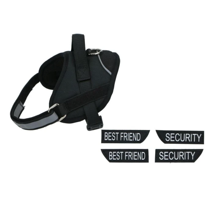 POSTROJ PRO PSY S REFLEXNÍ PÁSKOU 37 - 49 CM MALÝ POSTROJ PRO PSY S REFLEXNÍ PÁSKOU 37 - 49 CM MALÝ