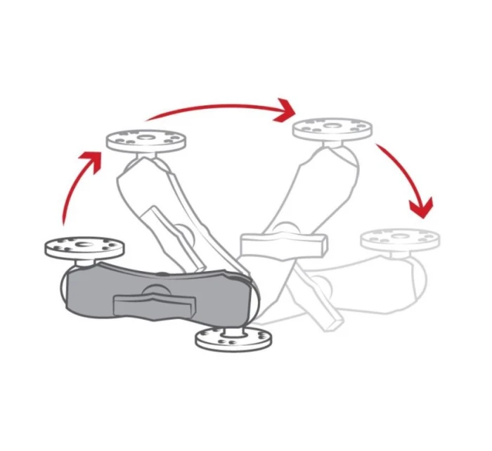 RAM MOUNT Střední montážní rameno RAM-201U