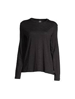 Dámské tričko CASALL Soft Texture Long Sleeve, černé