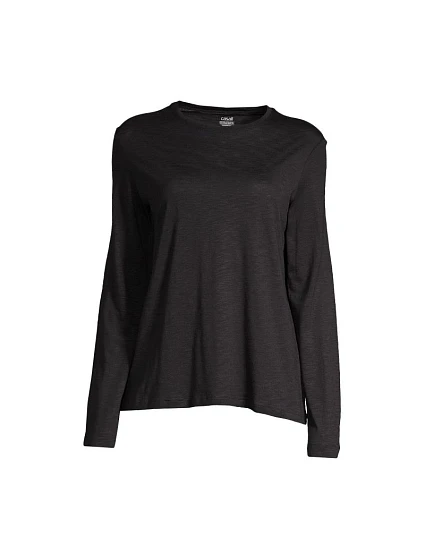 Dámské tričko CASALL Soft Texture Long Sleeve, černé Dámské tričko CASALL Soft Texture Long Sleeve, černé