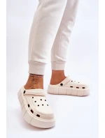 Dámská pěnová platforma Crocs Béžove Beckett Dámská pěnová platforma Crocs Béžove Beckett