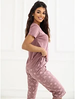 Piżama DU PI FP model 22084232 ciemny różowy - FPrice