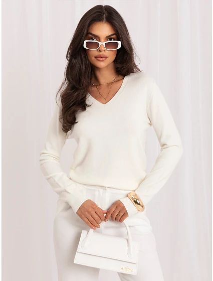 Sweter IR SW model 22278388 ecru - FPrice Sweter IR SW model 22278388 ecru - FPrice