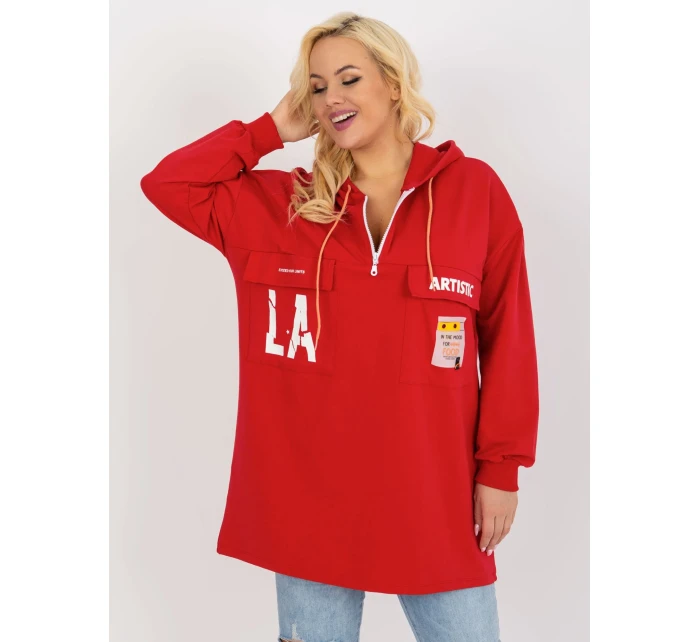 Mikina RV BL 8258.34 červená Mikina RV BL 8258.34 červená