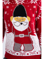 Vánoční svetr s červeným Santa Clausem
