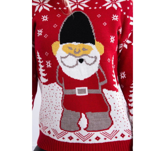 Vánoční svetr s červeným Santa Clausem
