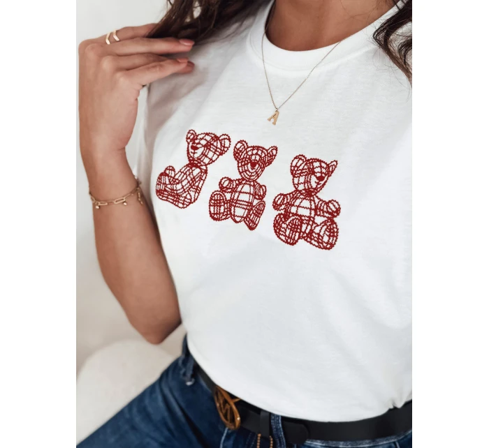 Dámské tričko ecru Dstreet model 21976462 - FashionStreet