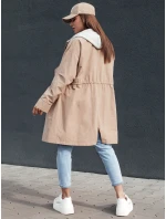 Dámská bunda parka MODERN LOOK béžová FashionStreet TY4396