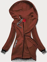 Dámská sportovní mikina hnědá (amg-36)