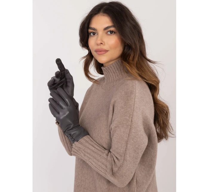 Rękawiczki AT RK model 20613946 ciemny szary - FPrice