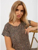 Halenka D73771R10978Q hnědá Halenka D73771R10978Q hnědá