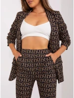 DHJ kalhoty SP 13926 5.62P černá a béžová DHJ kalhoty SP 13926 5.62P černá a béžová