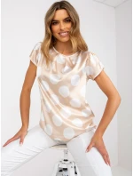 Bluzka WN BZ model 21127076 jasny beżowy - FPrice Bluzka WN BZ model 21127076 jasny beżowy - FPrice