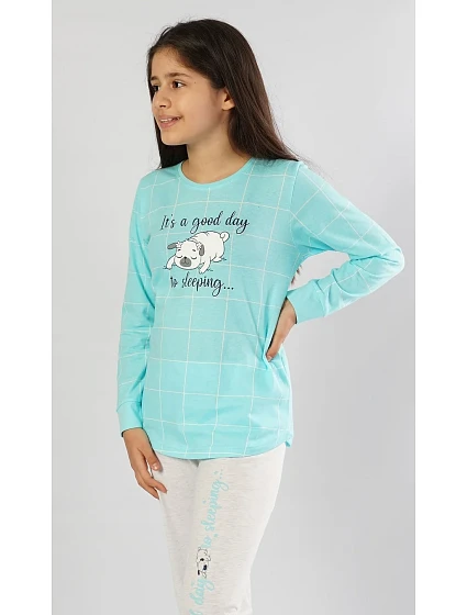 Dětské pyžamo dlouhé model 22408606 - Vienetta Kids Dětské pyžamo dlouhé model 22408606 - Vienetta Kids