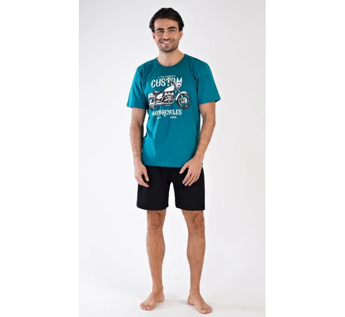 Pánské pyžamo šortky Motocykl
