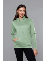 Dámská tepláková mikina v pistáciové barvě (W02-60)