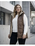 bezrękawnik z Goodlookin czekoladowy model 22037898 - S'WEST bezrękawnik z Goodlookin czekoladowy model 22037898 - S'WEST