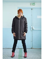 Teplá unisex parka deep black model 22466418 - NEOBLU