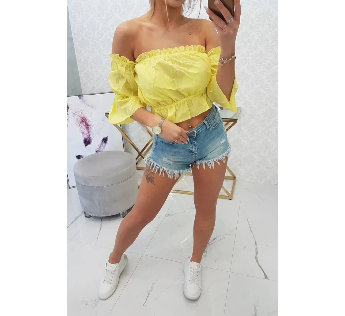 Španělská halenka žlutá