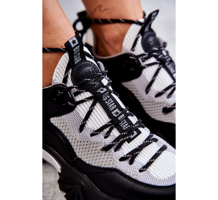 Dámská sportovní obuv Memory Foam System Big Star KK274053 Černo-šedá