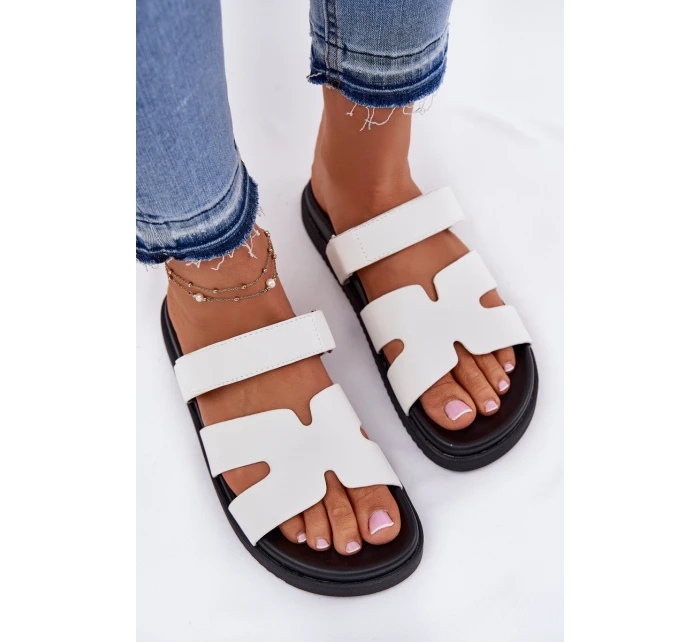 Dámské Pantofle S  Bílé model 21697767 - VINCEZA