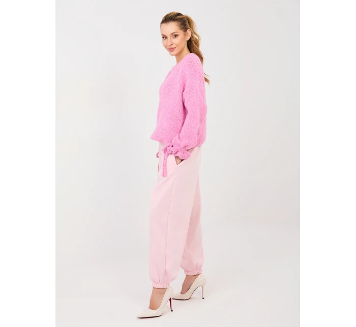 Spodnie IT SP model 21902693 jasny różowy - FPrice Spodnie IT SP model 21902693 jasny różowy - FPrice