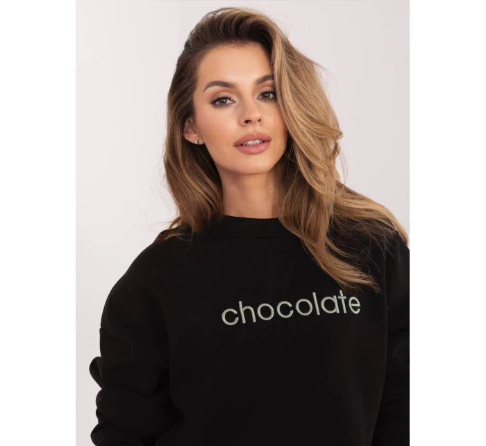 Bluza RV BL model 22020611 czarno zielony - FPrice Bluza RV BL model 22020611 czarno zielony - FPrice