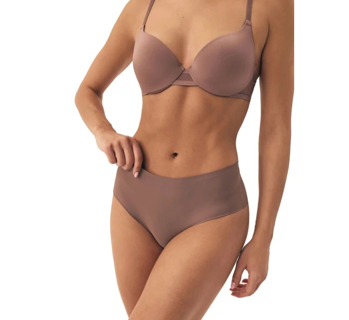 Dámské kalhotky 2 pack Bump1 42853 K001 Hnědá / Béžová- HENDERSON