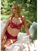 Podprsenka Semi Soft Gaia BS 1372 Mary, vínová Podprsenka Semi Soft Gaia BS 1372 Mary, vínová