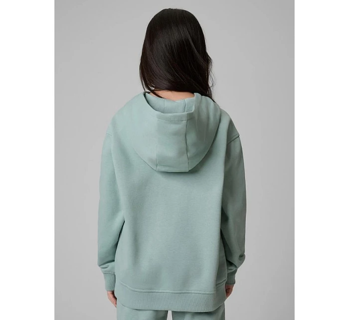 Dívčí volná mikina s kapucí 4F 4FJRSS26TSWSF2716-47S