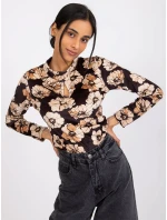 Halenka DHJ BZ model 17081376 černá a béžová - FPrice Halenka DHJ BZ model 17081376 černá a béžová - FPrice