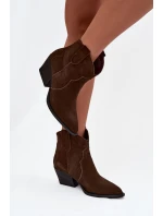 Boty na podpatku  model 219128 Step in style