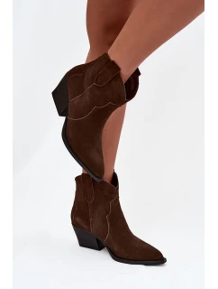 Boty na podpatku  model 219128 Step in style