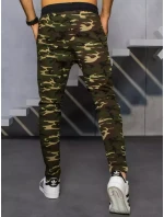 Pánské hnědé tepláky moro Dstreet UX3319