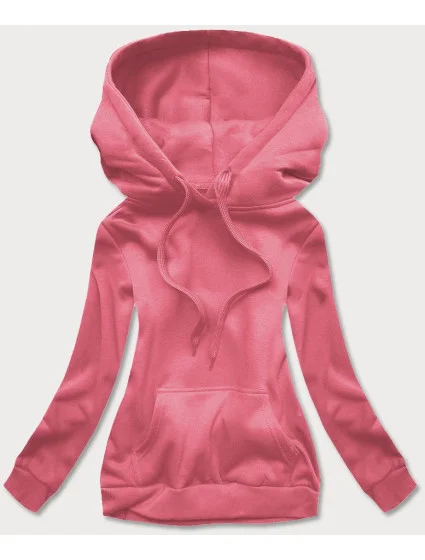růžová dámská tepláková mikina model 17984470 - J.STYLE