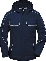Daiber JN 886 Pracovní softshellová polstrovaná bunda - Solid 02.0886 navy