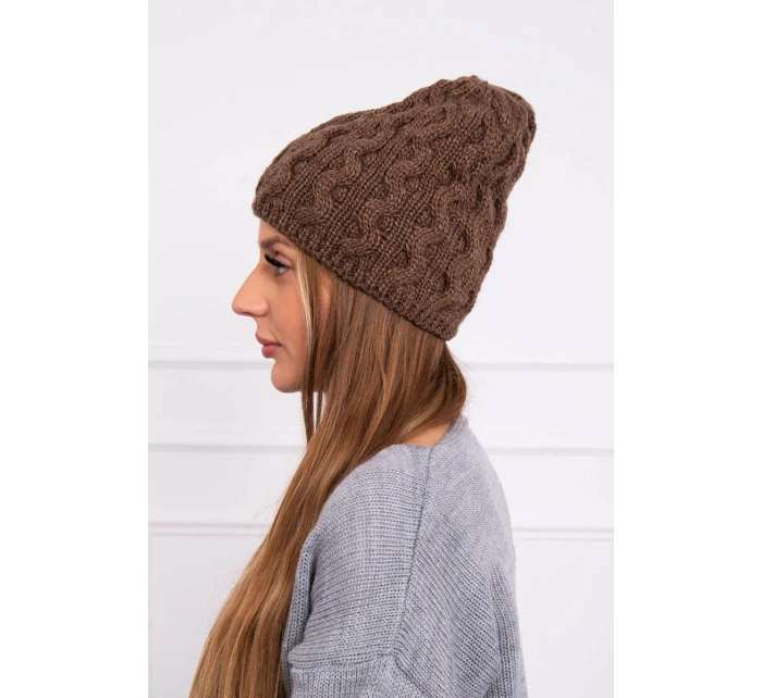 Fleecová čepice Teresa K285 mocca Fleecová čepice Teresa K285 mocca