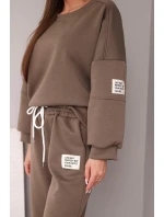 Dámský komplet máslo mikina + kalhoty fango Dámský komplet máslo mikina + kalhoty fango