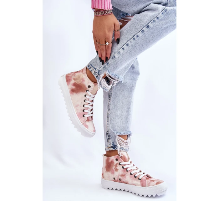 Dámské tenisky High Big Star model 21608963 - Big Star Shoes Dámské tenisky High Big Star model 21608963 - Big Star Shoes