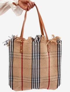 Velká Plátěná Plážová Taška Hnědá model 21662139 - Boto